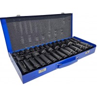 Smūginių ilgų ir trumpų galvučių rinkinys 8 - 32 mm 35 vnt